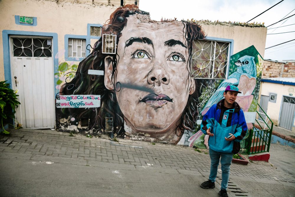 een street art tour door Ciudad Bolivar behoort tot een van de leukste en tofste bezienswaardigheden.