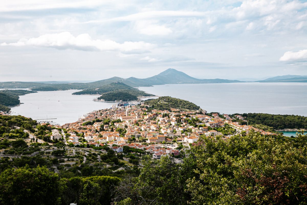 uitzichtpunt Providenca op Mali Losinj, eiland in Kroatie