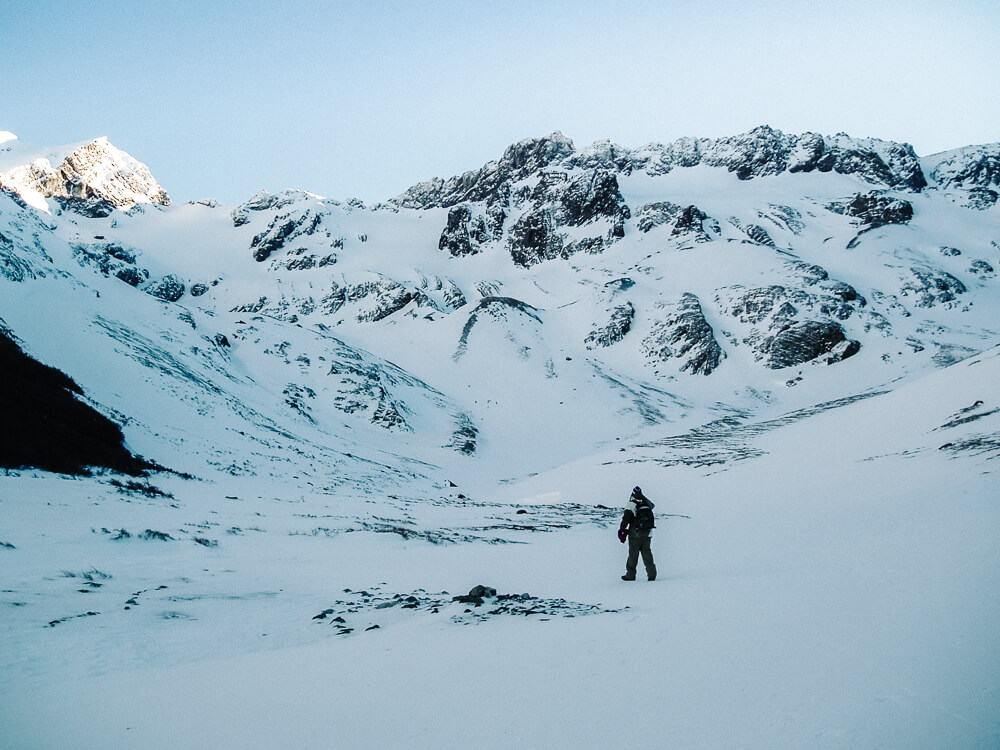 One of the hikes in Ushuaia you can easily do by yourself is the one to El Martial glacier.