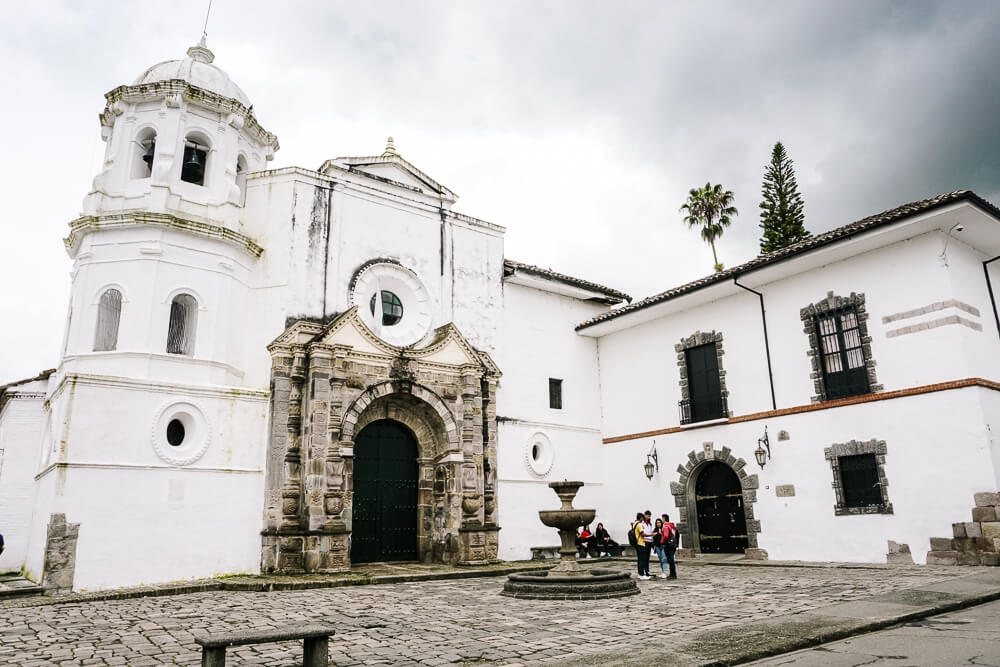 De witte kerken van Popayán Colombia.