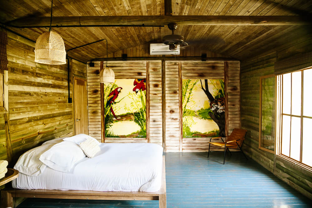 Rooms at Ankua Eco Hotel Usiacuri Colombia - the tree house suite.
