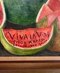 Kahlo's famous painting of watermelons