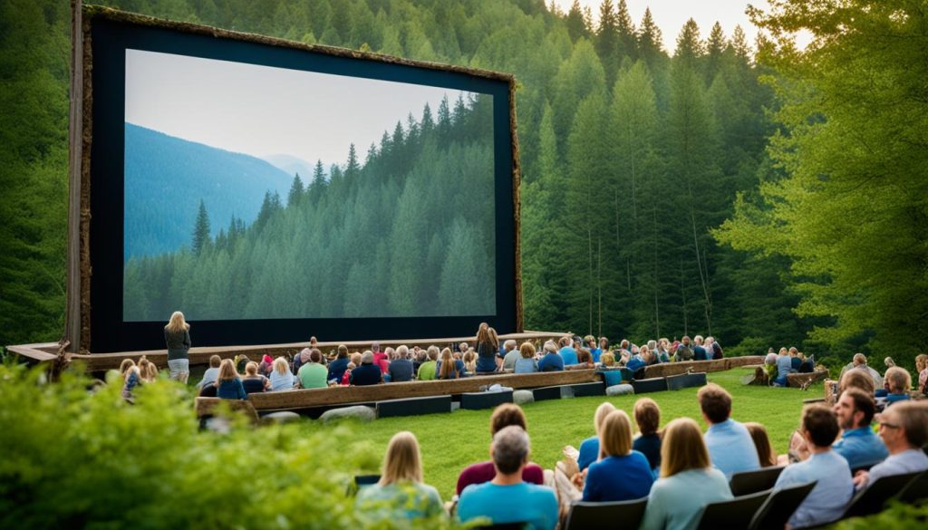best outdoor movie screen materials