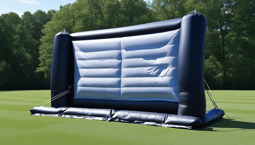 inflatable screen security