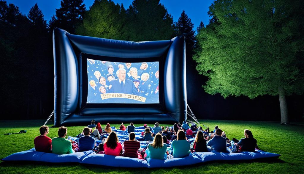 inflatable screen technology