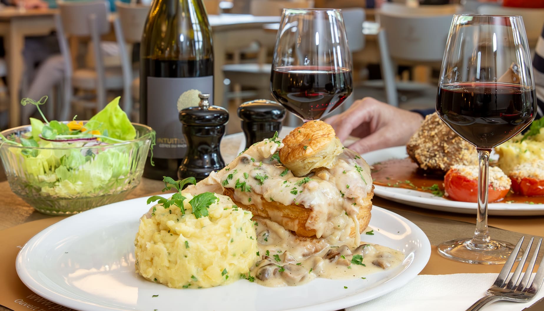 Le véritable et traditionnel vol au vent du restaurant de la Pâtisserie Pierson