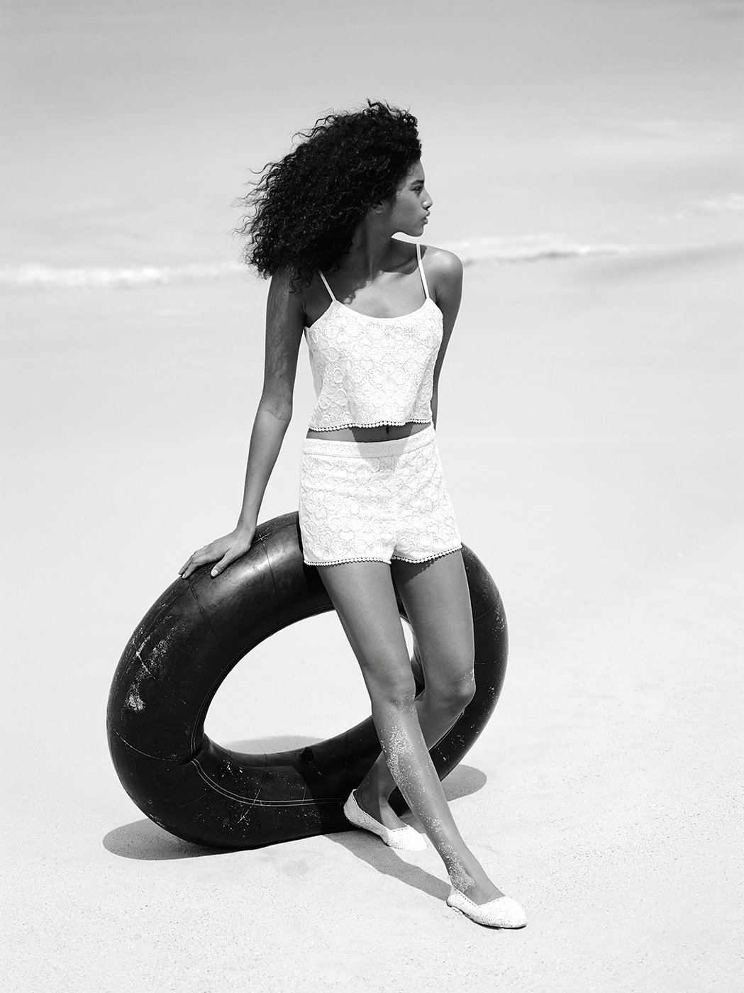 imaan hammam shot by patrik sehlstedt for h&m