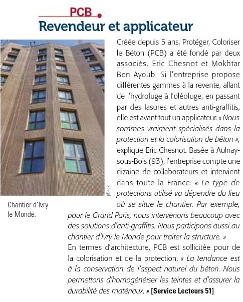 PCB FRANCE dans Béton magazine