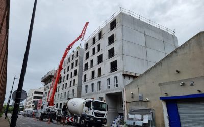 Chantier LE HAVRE 191 logements étudiants GROUPE LB