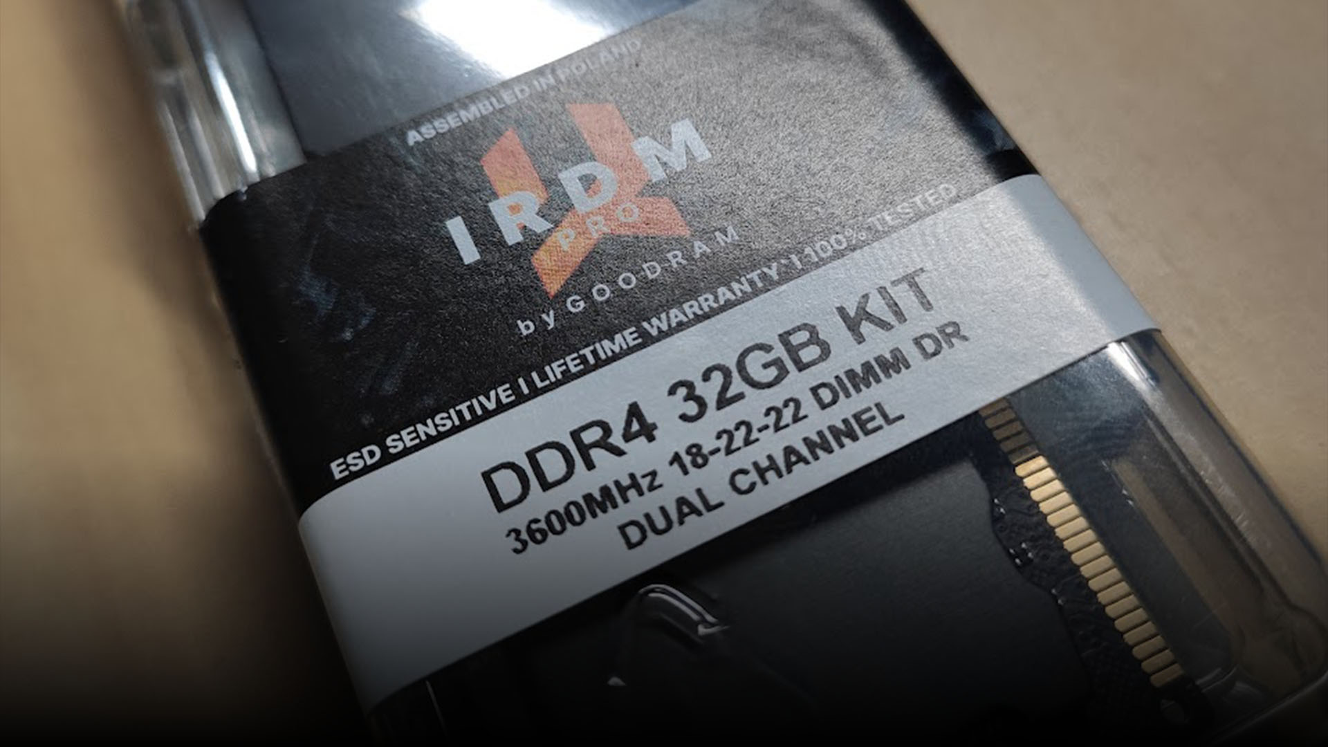 IRDM PRO DDR4 DEEP BLACK - Análisis