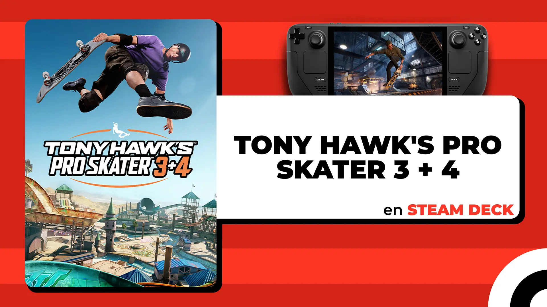 Tony Hawk's Pro Skater 3 + 4 en Steam Deck
