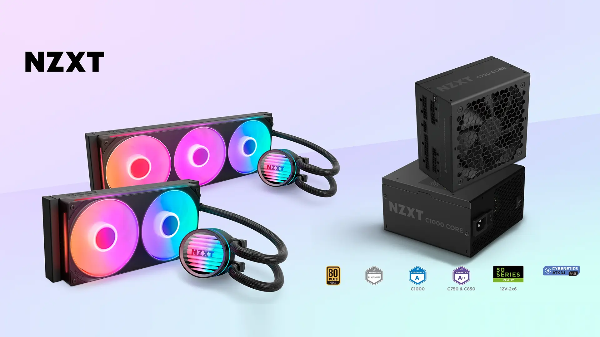 NZXT Kraken Core y Gold Core PSU