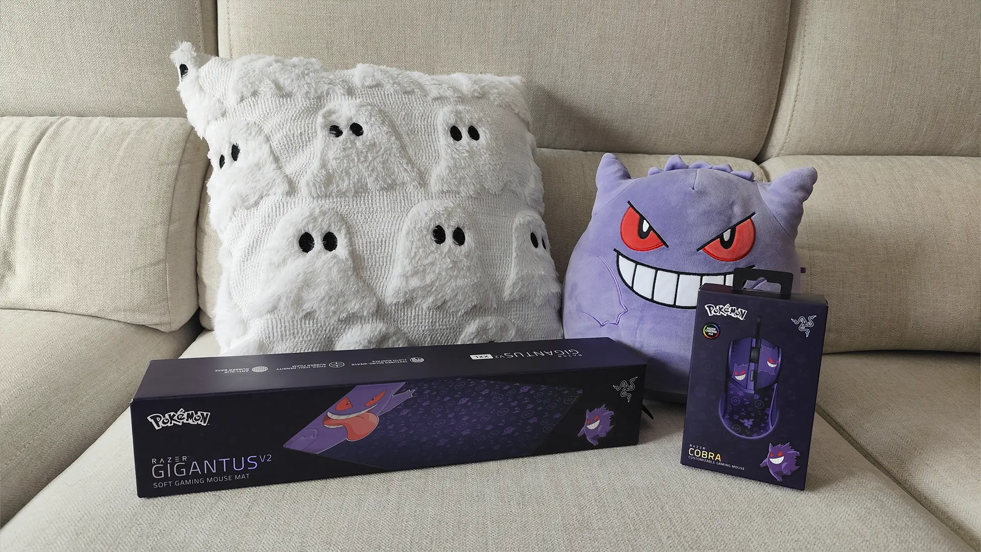 Razer Cobra Gengar Edition y Razer Gigantus V2 Gengar Edition