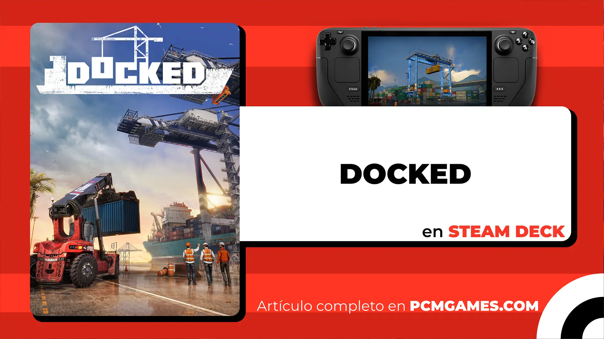 Docked en Steam Deck