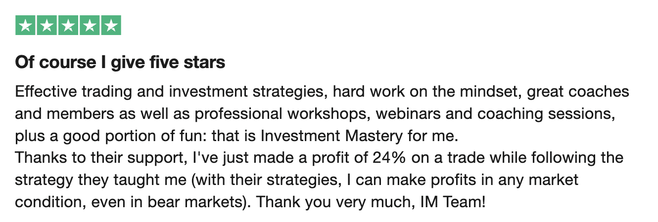 investment mastery din tradingklubb recension
