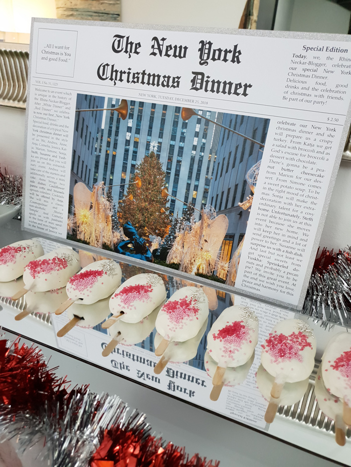 Mottoparty an Weihnachten Das NewYorkChristmasDinner der Rhein