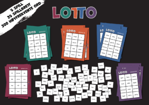 (PAKKE) Lotto: høyfrekvente ord 1-5