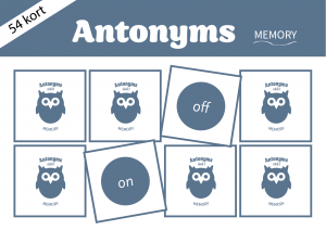 Memory: antonyms (nivå 1)