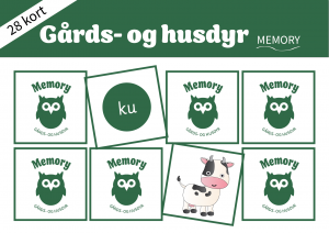 Memory: gårds- og husdyr