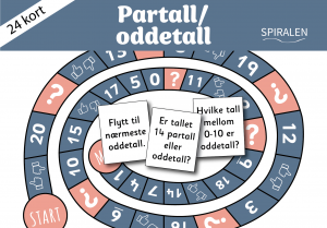 Spiralen: partall og oddetall