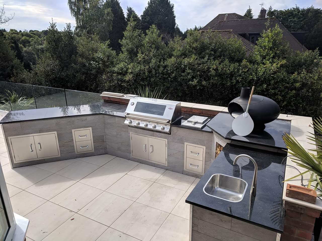 outdoor kitchens