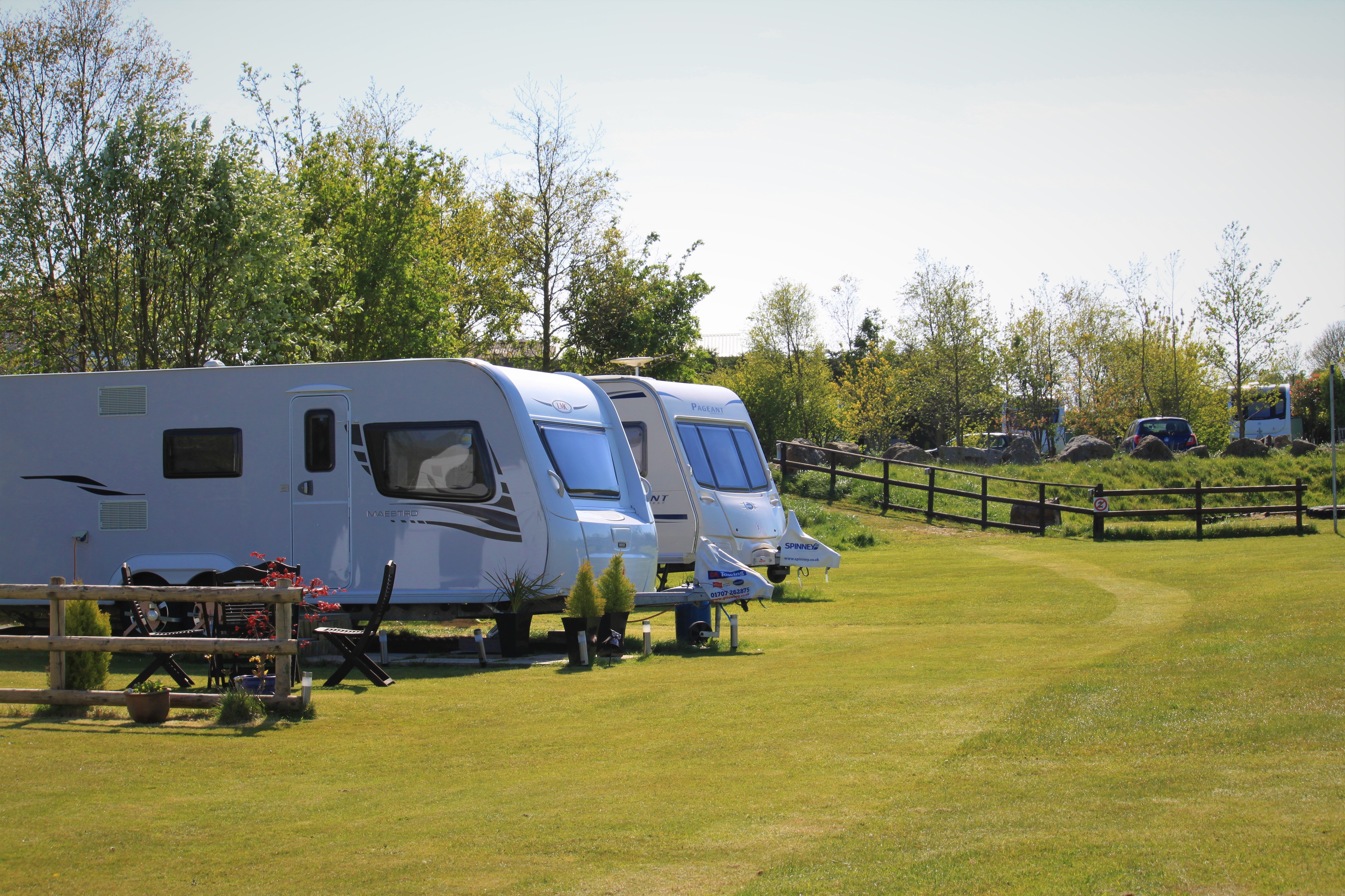 Seasonal Pitches Pen Parc Caravan Park