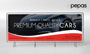 Nadarspandoek voor Premium Quality Cars in Poperinge