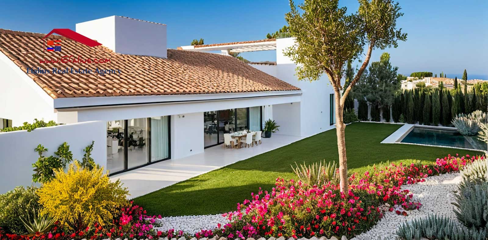 Peraleja Golf, Villa 1.3, overlooking the 18th hole green and fairway