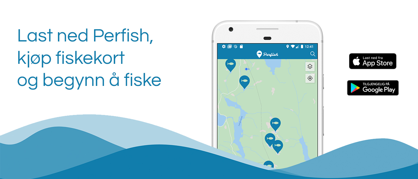 Perfish. Fiskekort på mobilen iOS og Android
