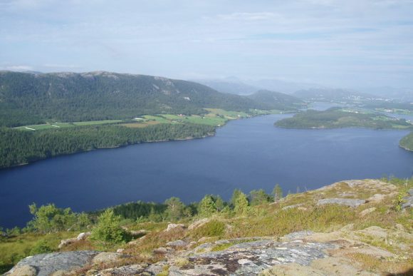 Oversiktsbilde Horvereidvatnet og Naklingvatn