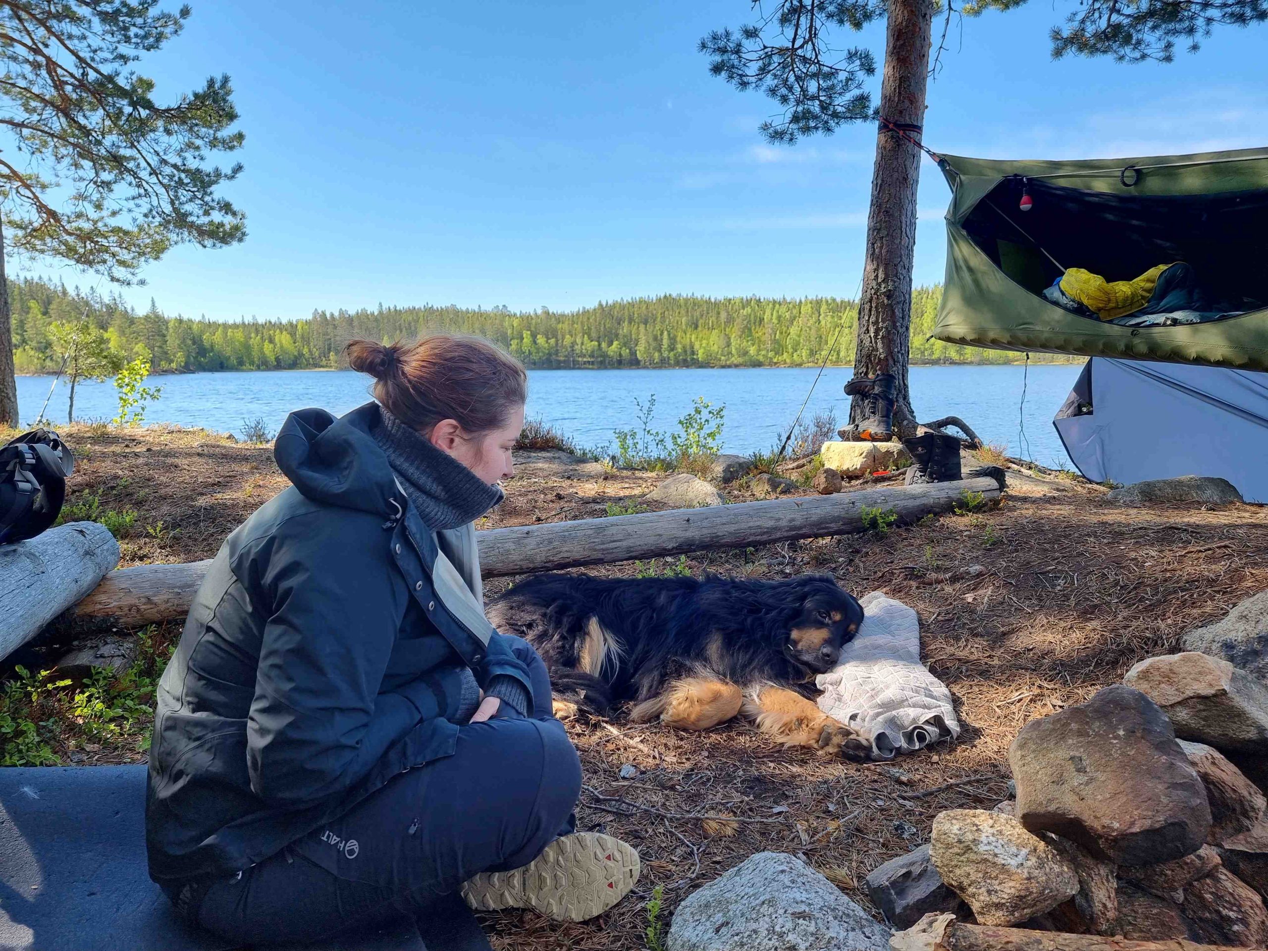 Leirplass ved Skårillen. Vår 2022