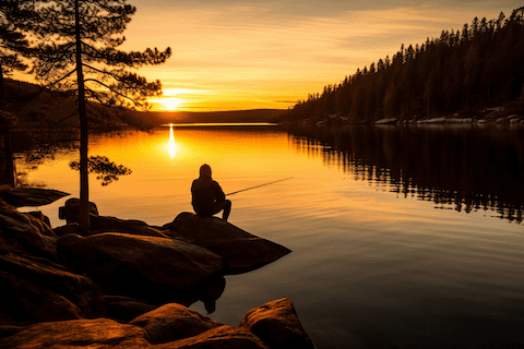 Langvatnet, Ler (Melhus)