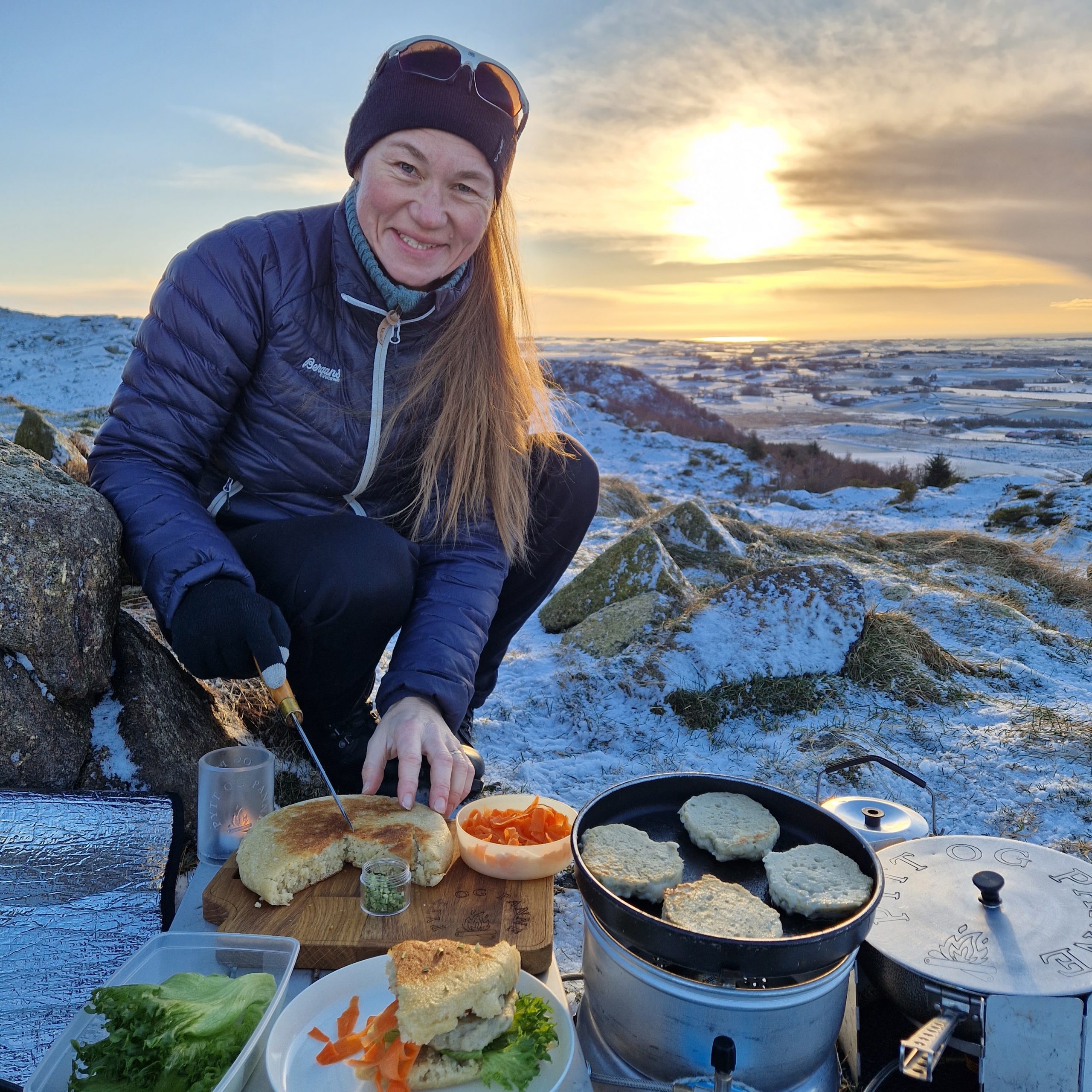 Gassbrenneren blir ofte pakket i sekken på fisketur