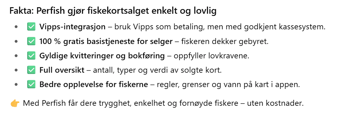 VIPPS FISKEKORT
