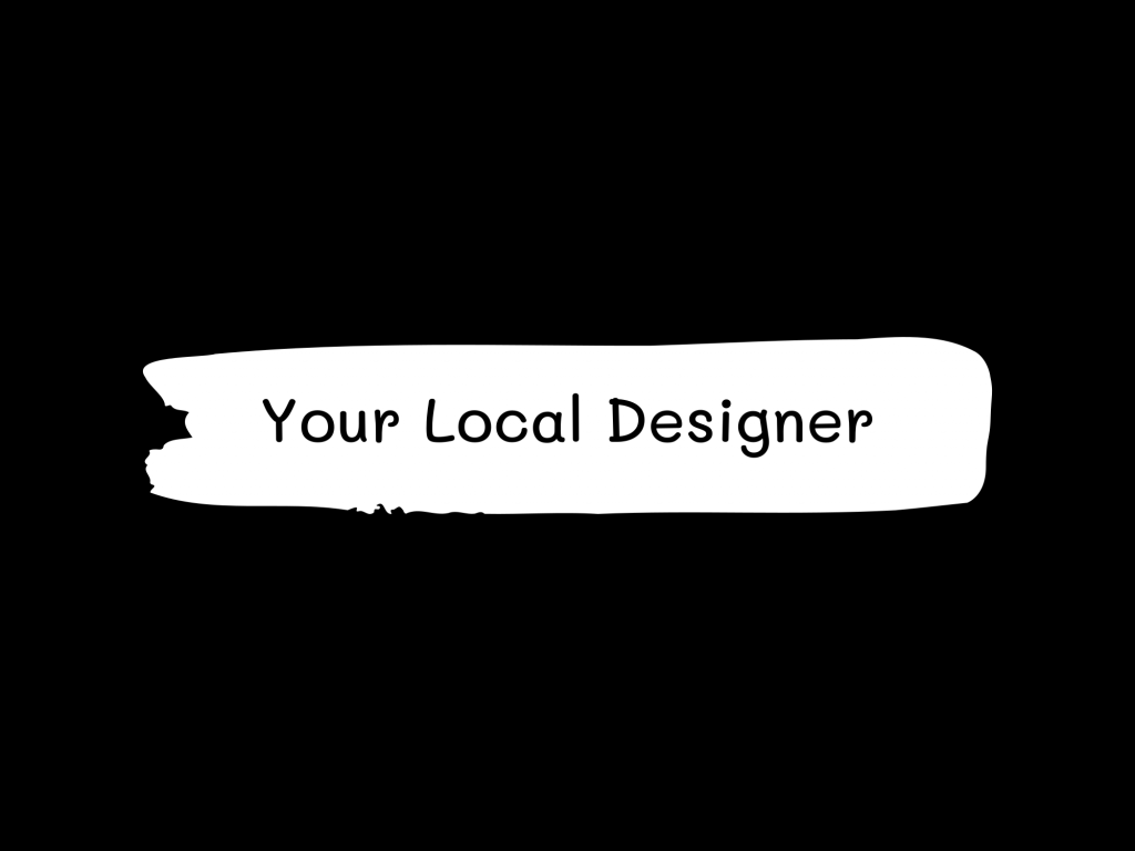 your local designer high resolution logo white