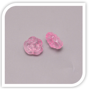 Glaskunst Glitter Rose Kraftig Pink