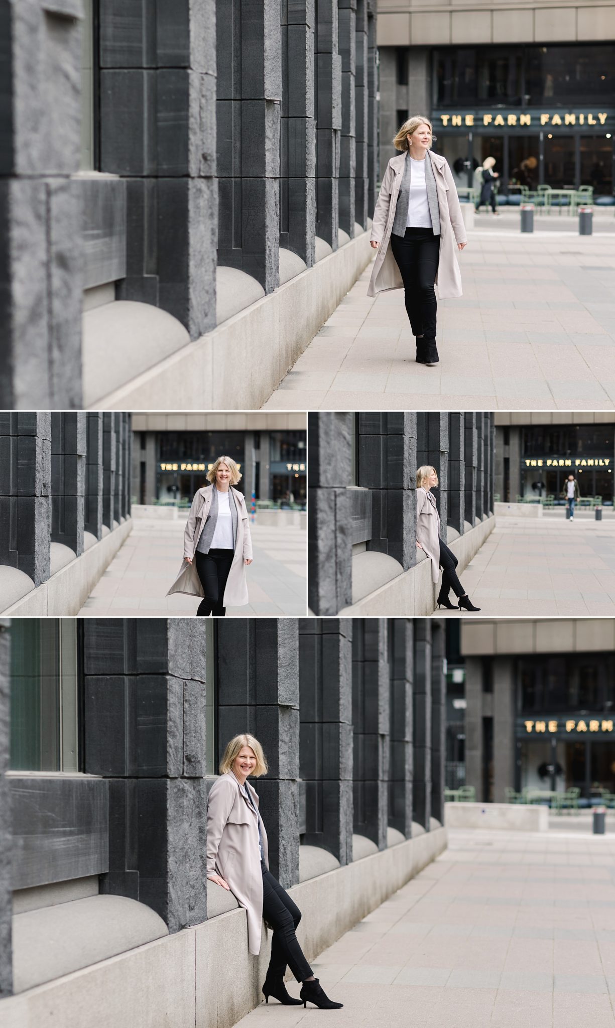 A female IT professional at Brunkebergstog, a beautiful photo shoot location