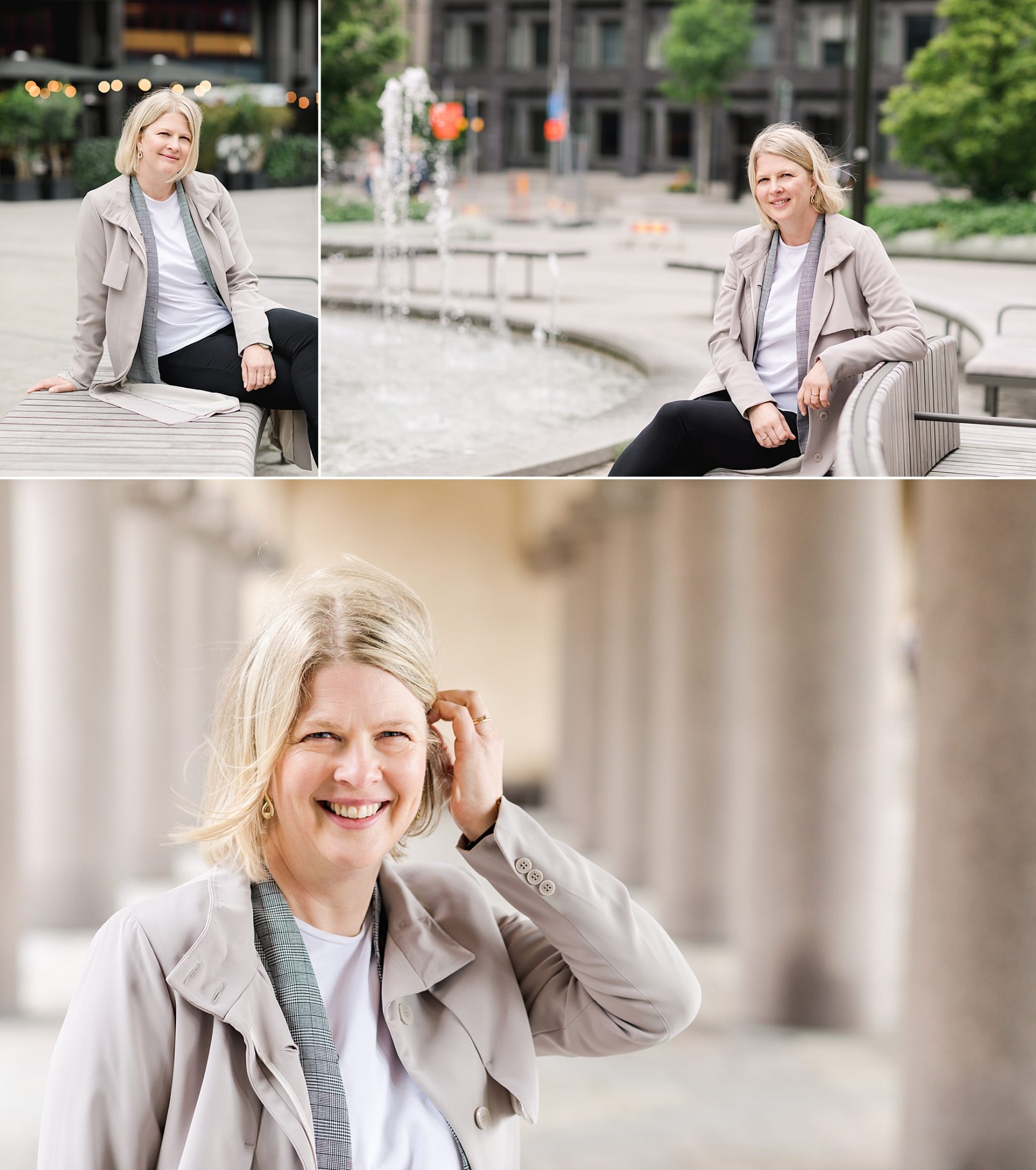 A female entrepreneur at Brunkebergstorg