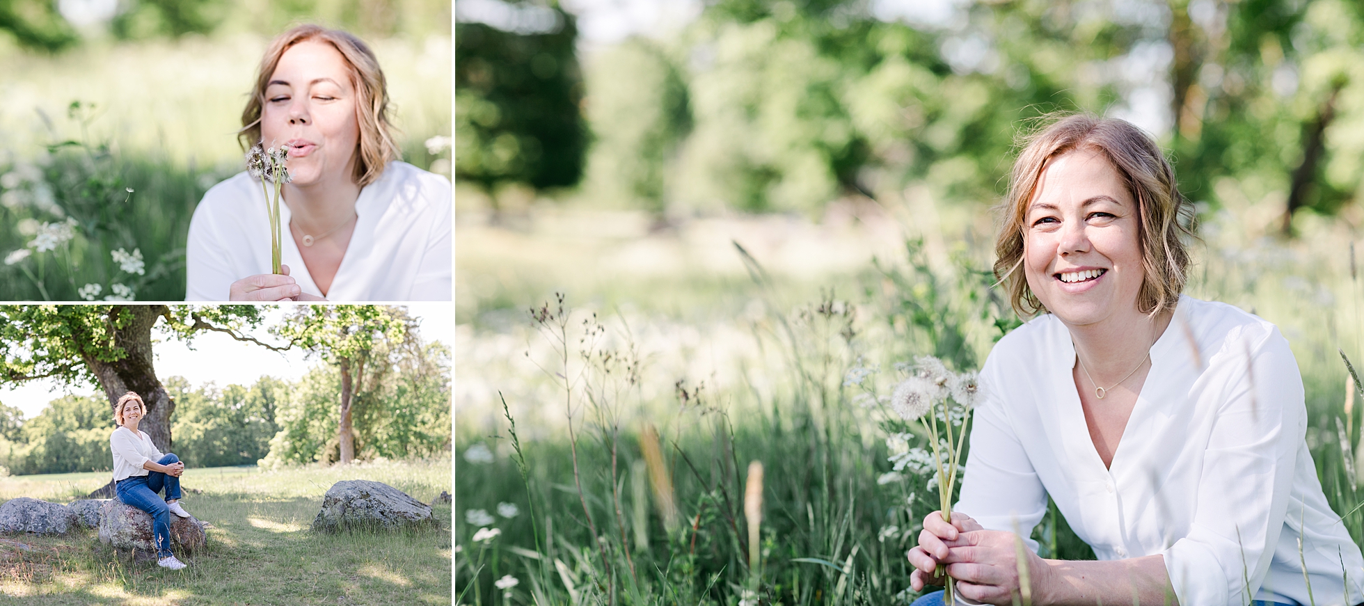 Cecilia från Urban Paleo ute i naturen