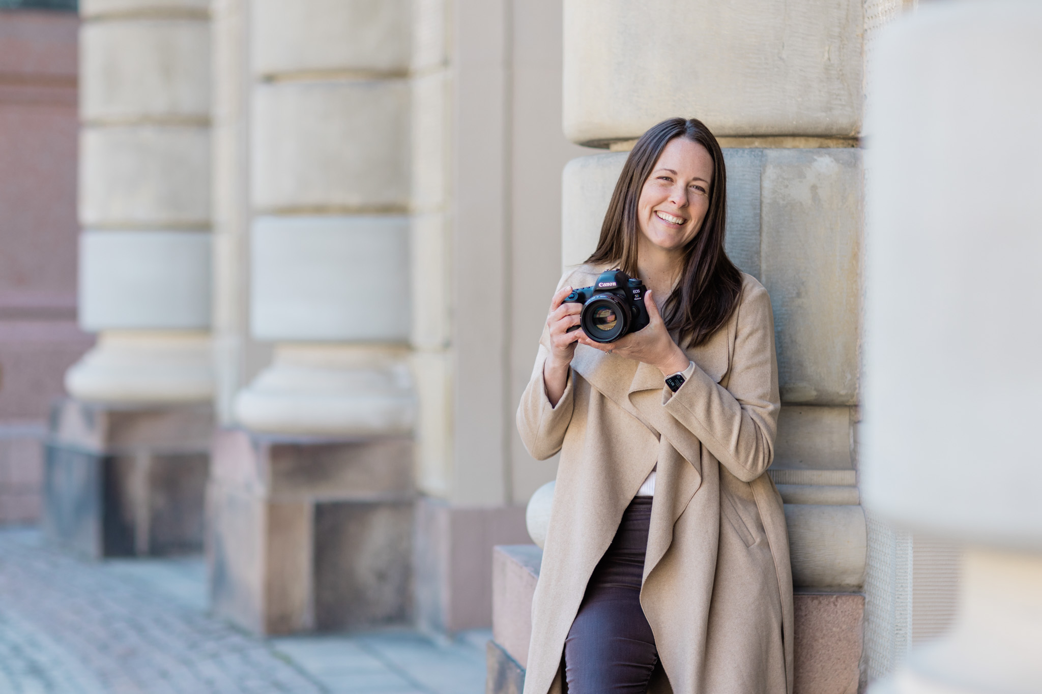 photo of personal brand photographer in Stockholm Janine Laag
