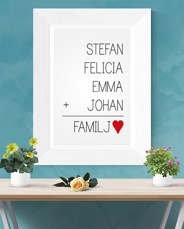 Poster Familjen