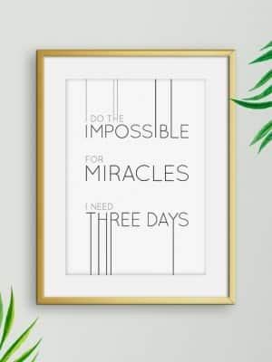 Poster Miracle