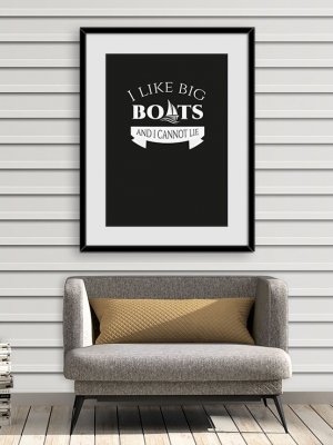 Poster Big Boats klassisk