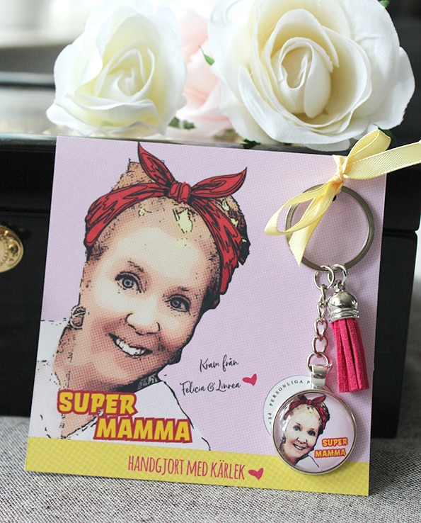 Personlig nyckelring - Superhjälte