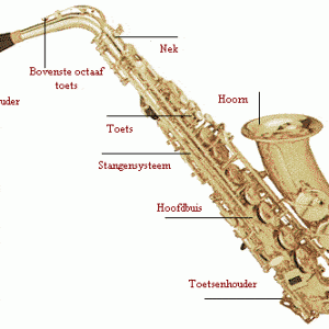 Stukje saxofoon