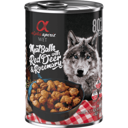 AlphaSpirit MeatBalls With Red Deer & Rosemary