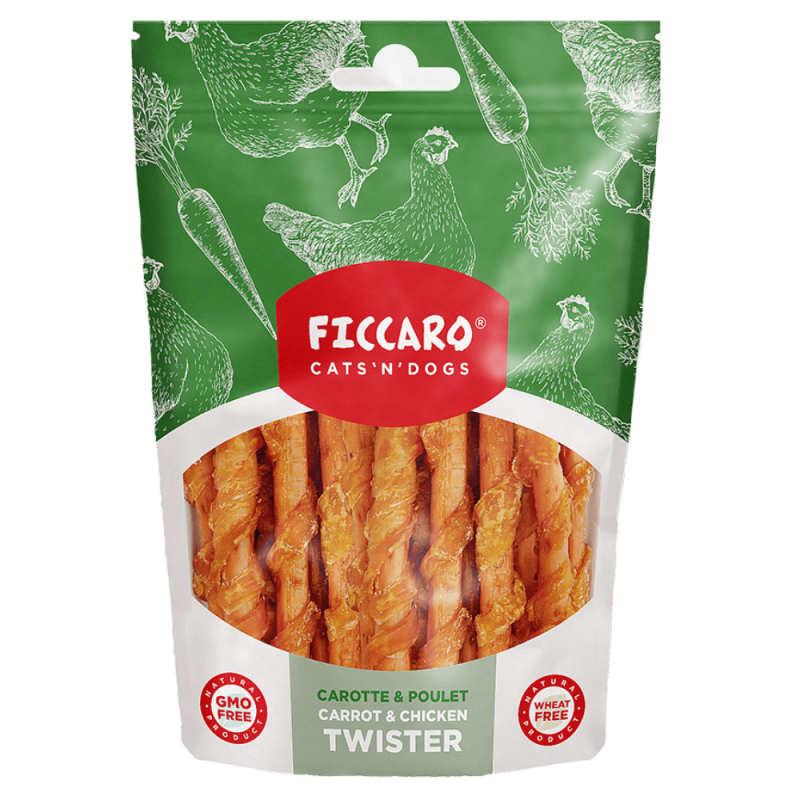 Ficcaro Gulerod & Kylling Twister
