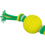 Trixie Ball With Rope TPRPolyester