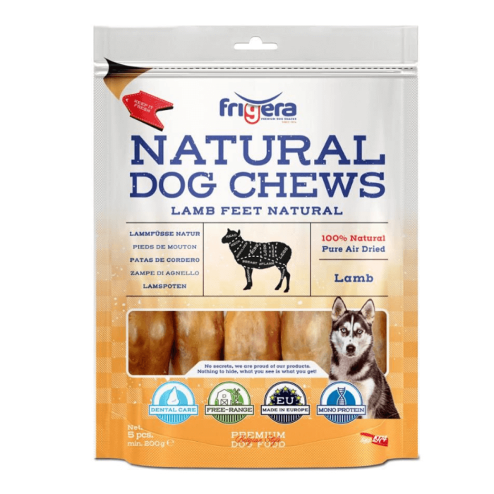 Frigera Natural Dog Chews Lammefødder