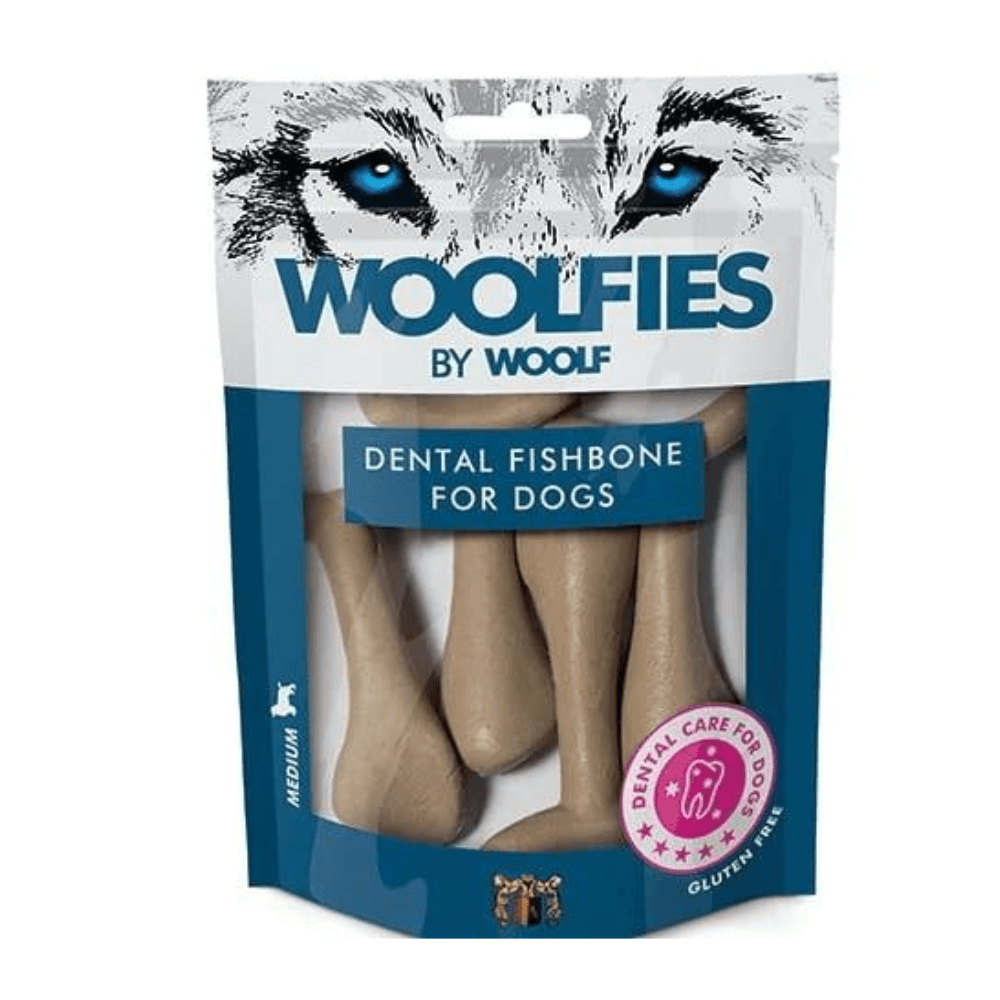 Woolfies Dental Fishbone Medium